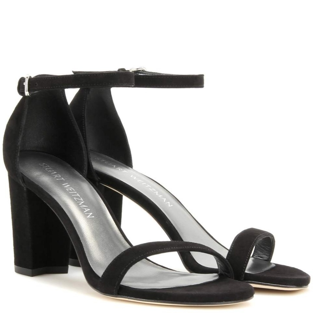 Nwob Stuart Weitzman Nearly Nude Sandals in Black